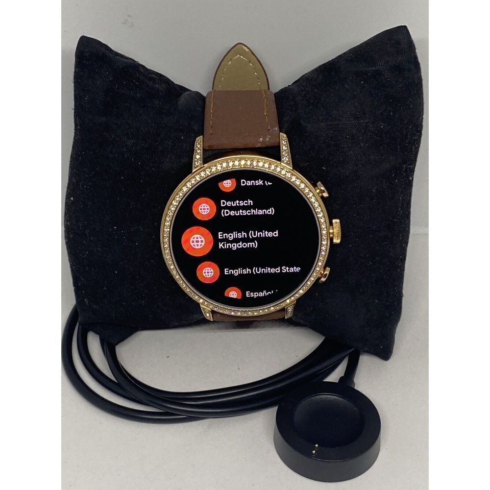 Fossil Gen 4 Authentic Digital Dial Smart Watch Custom Band FTW6021 AB419